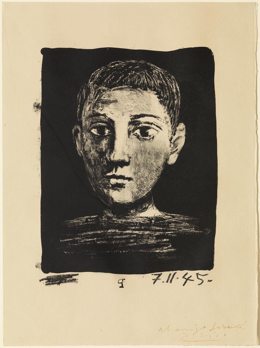 Head of Young Boy (Evocative Self-Portrait)