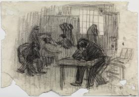 Study for "¡Pobres genios!"