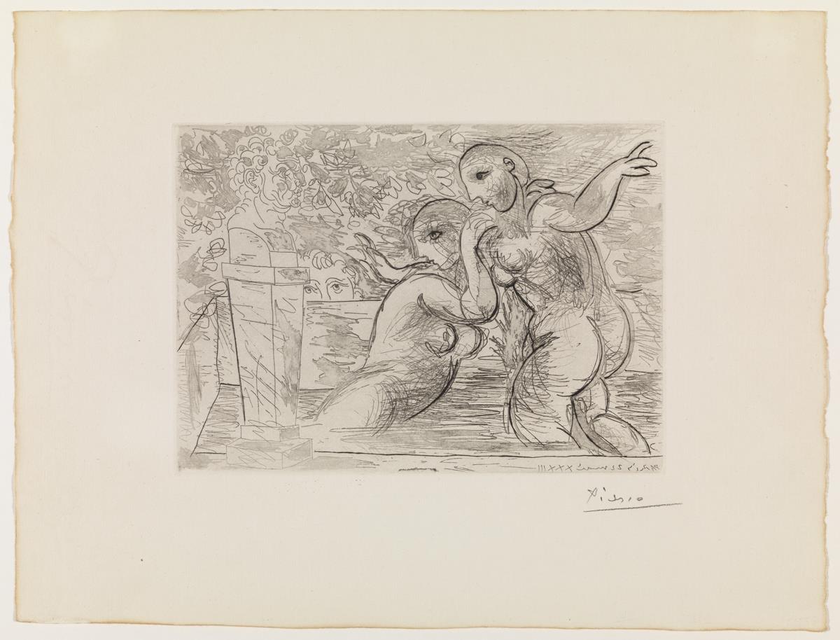 The Surprised Bathers