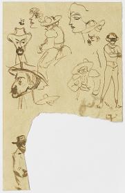 Miquel Utrillo, picador y croquis diversos