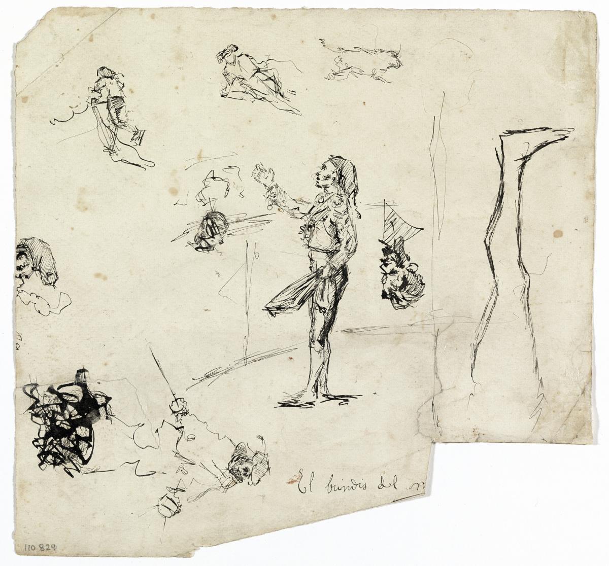 "El brindis" y otros croquis
