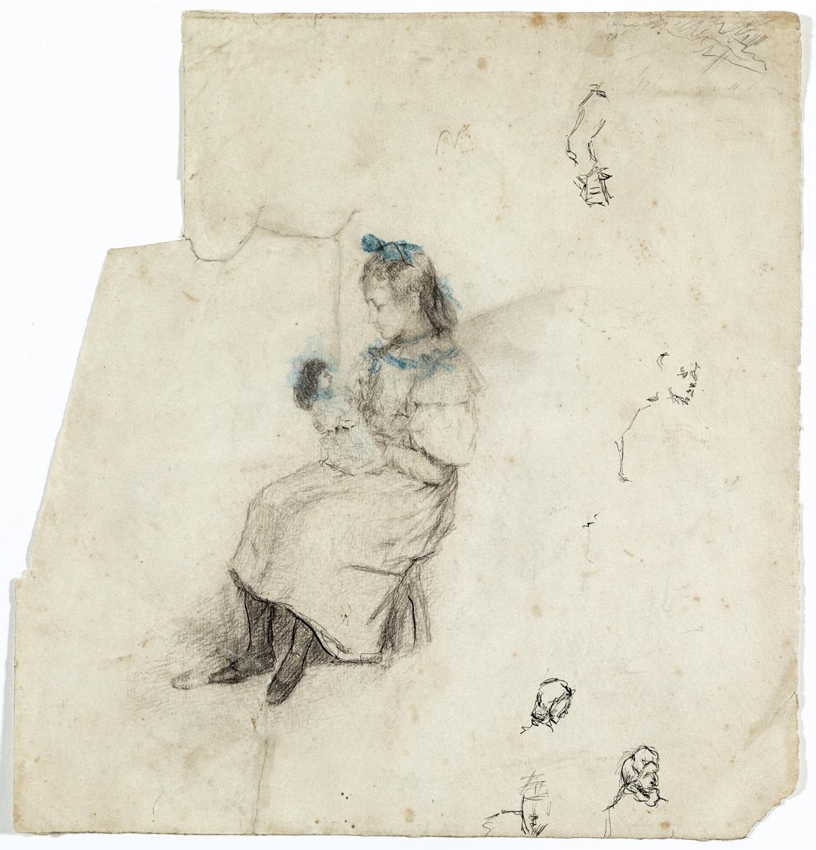 Lola, the Artist's Sister, with a Doll