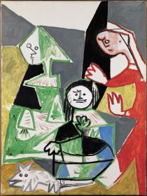 Las Meninas [Isabel de Velasco, María Bárbola y Nicolasito Pertusato]