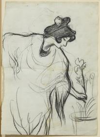 Dona amb una flor