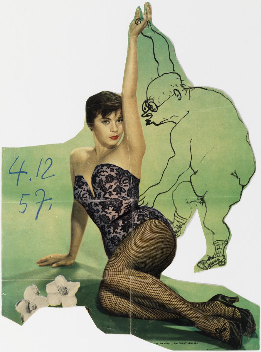 Composición humorística. Jaume Sabartés y Neile Adams