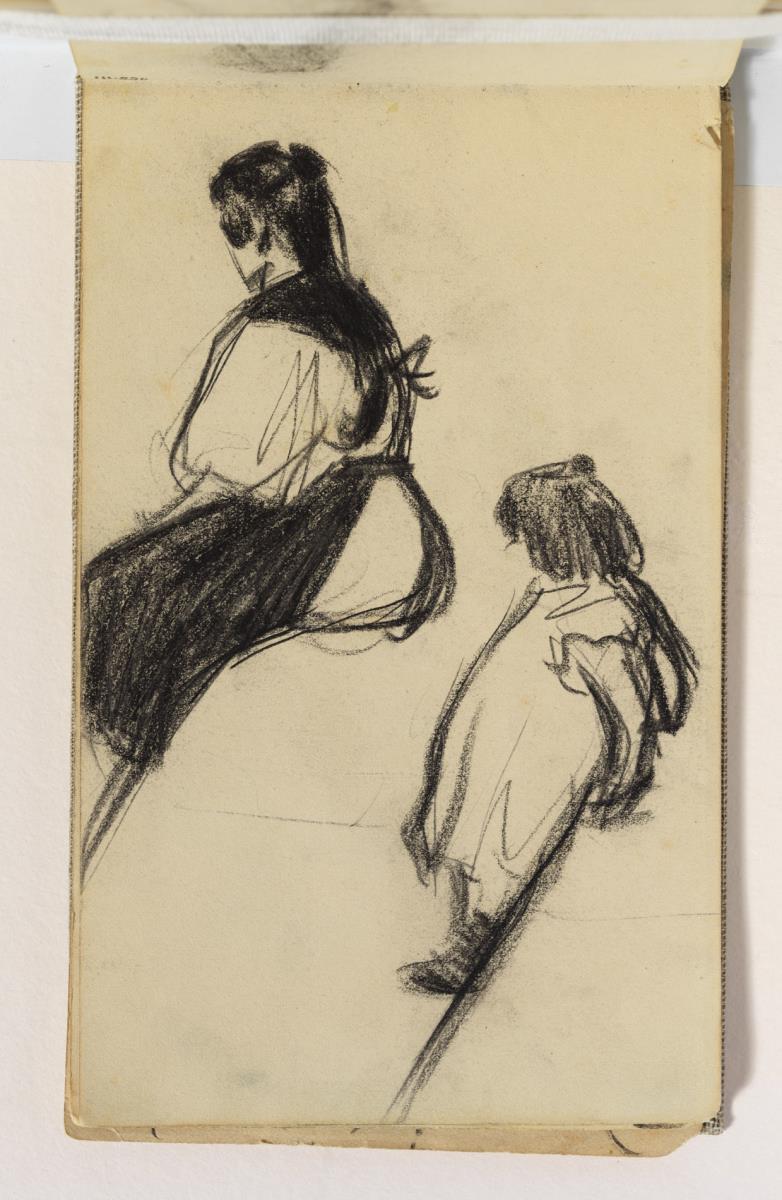 Estudio de mujer y niña