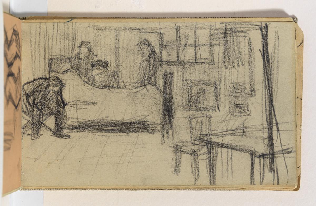 Study for "¡Pobres genios!"
