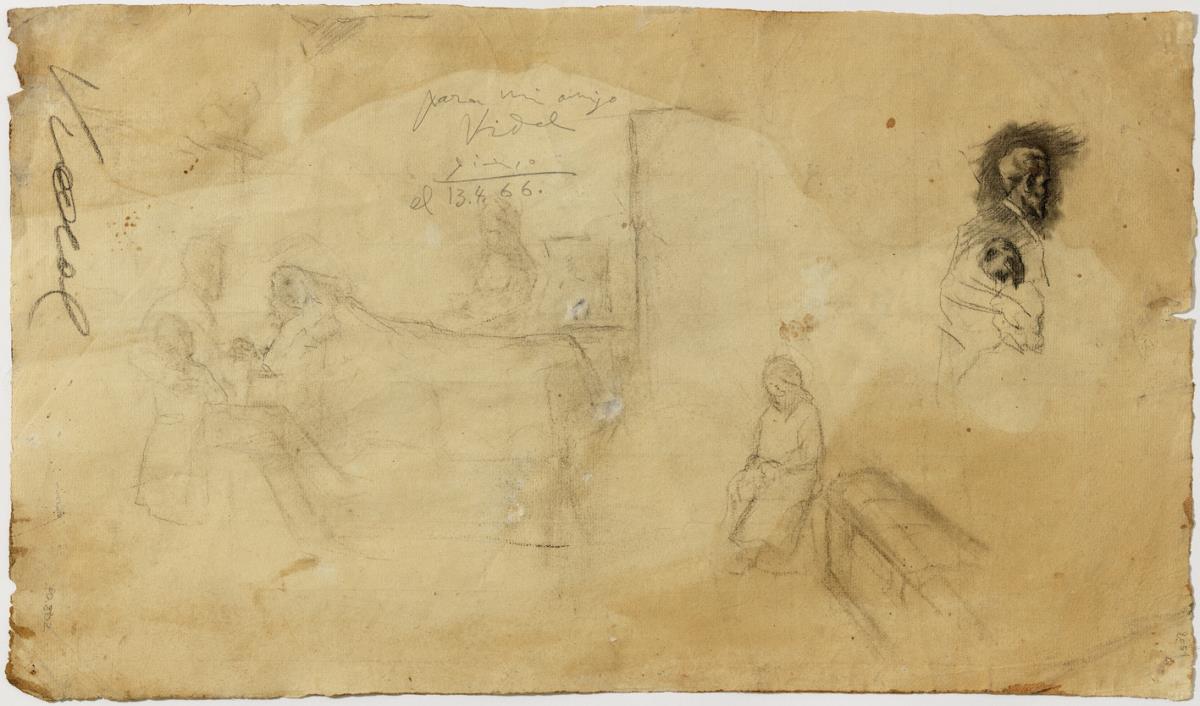 Study for "Science and Charity"