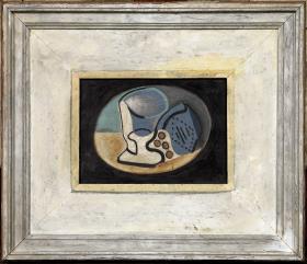 Still Life with Glass and Packet of Tobacco