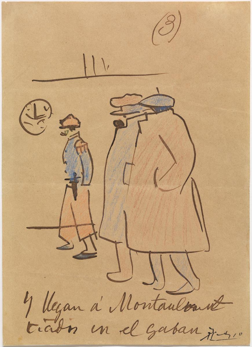 Picasso i Sebastià Junyer i Vidal arriben a Montauban