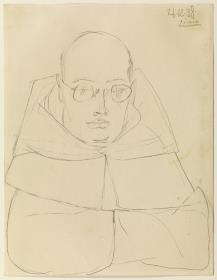 Jaume Sabartés in a Monk's Habit