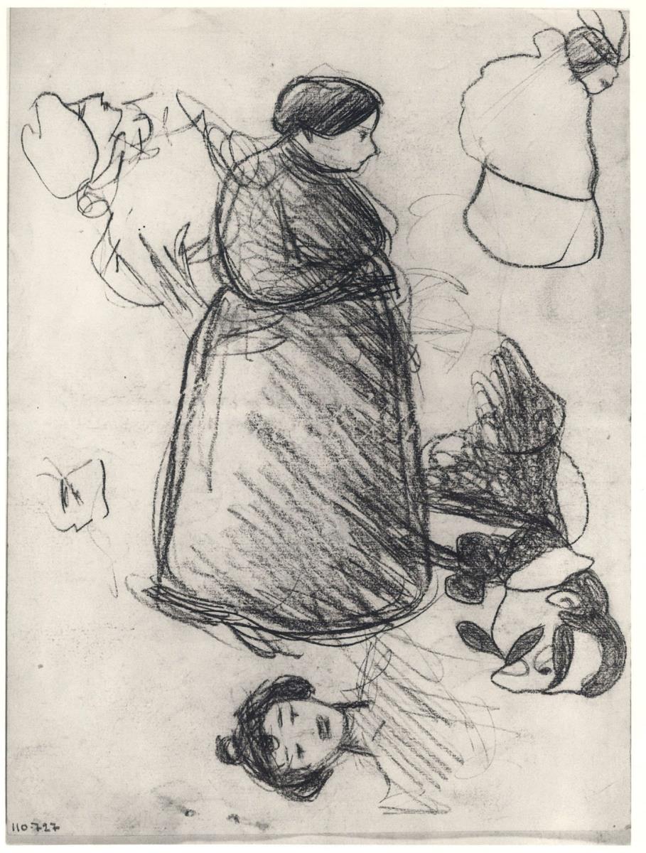 Dona i altres croquis