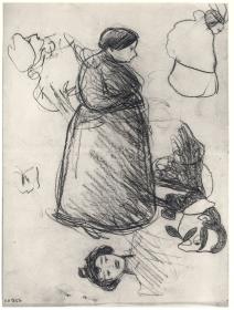 Mujer y otros croquis