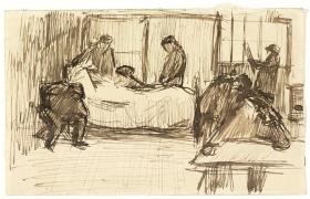Study for "¡Pobres genios!"