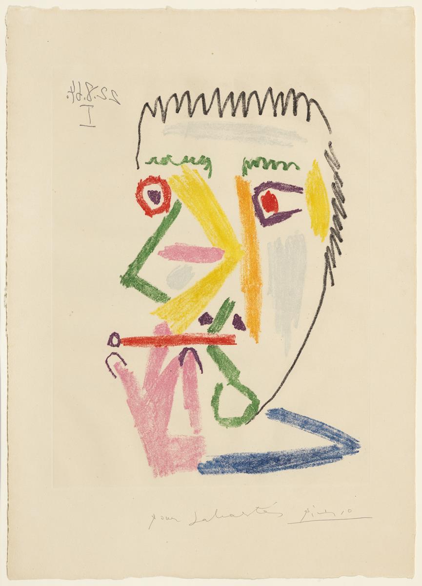 Smoker with Red Cigarette