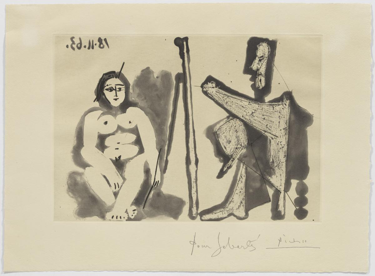 Pintor y modelo. I