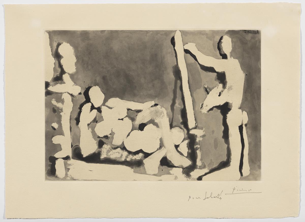 Painter and Model with a Sculpture. II