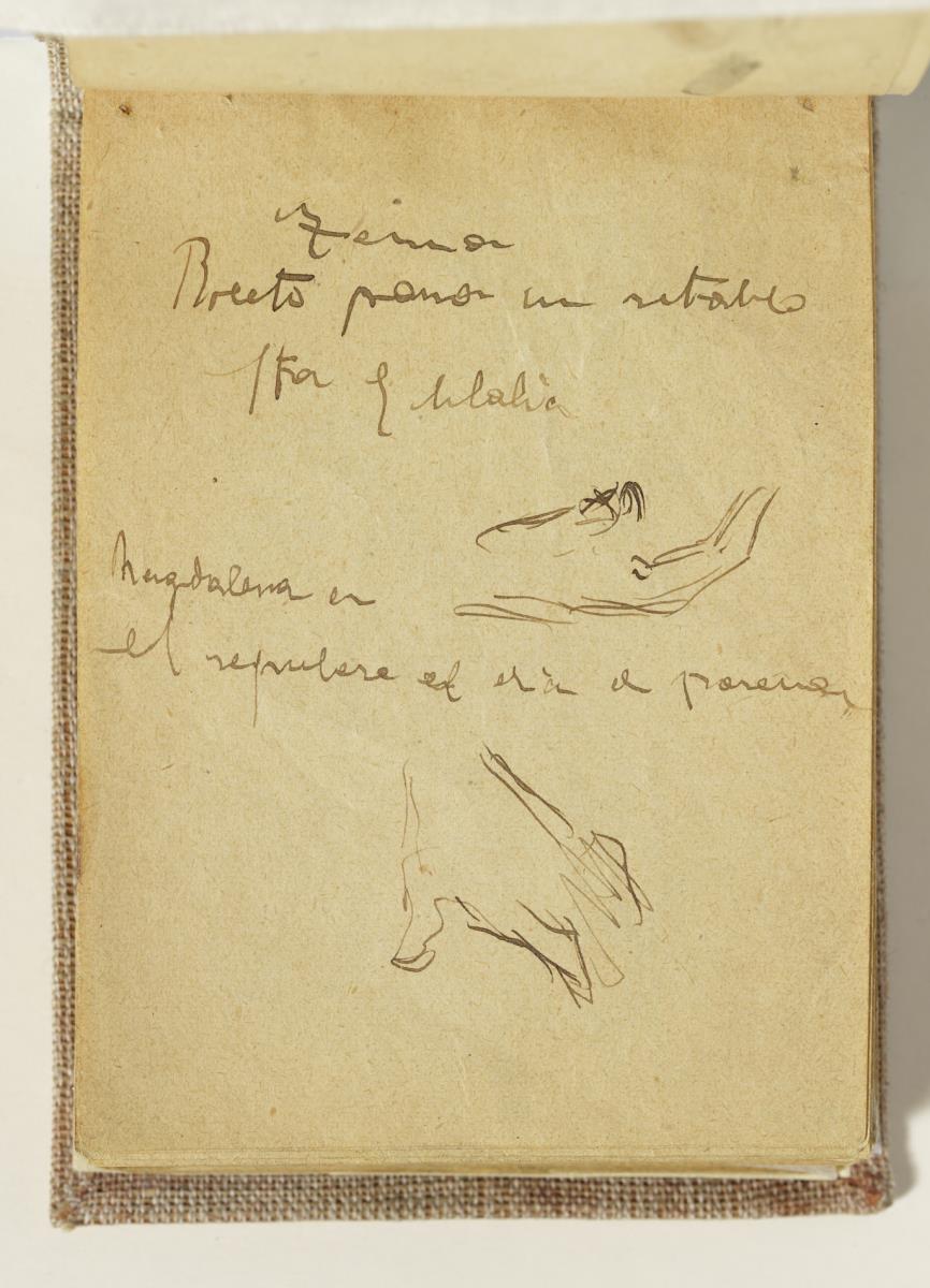 Study of Hands and Handwritten Annotations