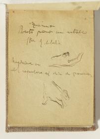 Study of Hands and Handwritten Annotations