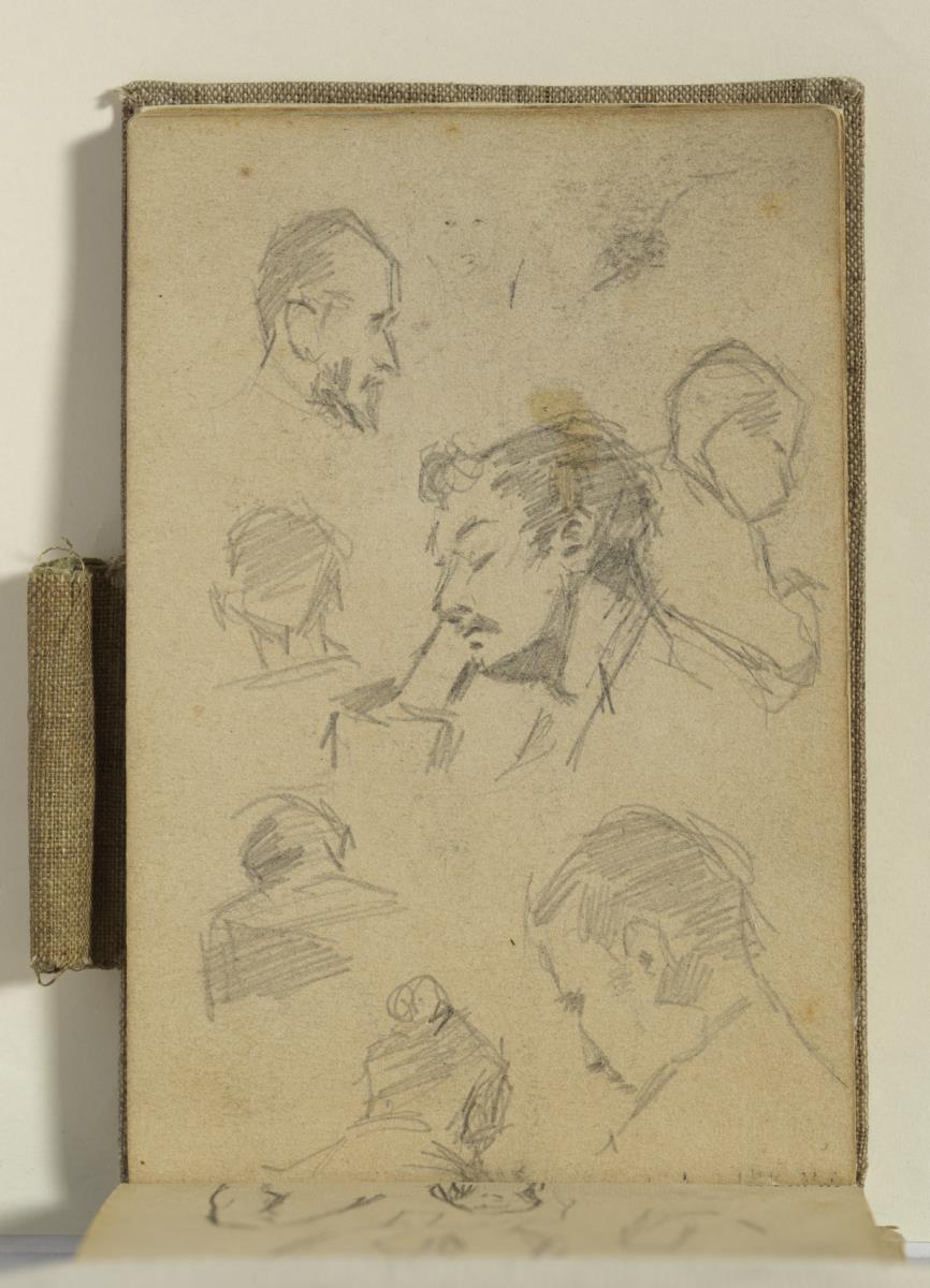 Estudi de bustos d'home