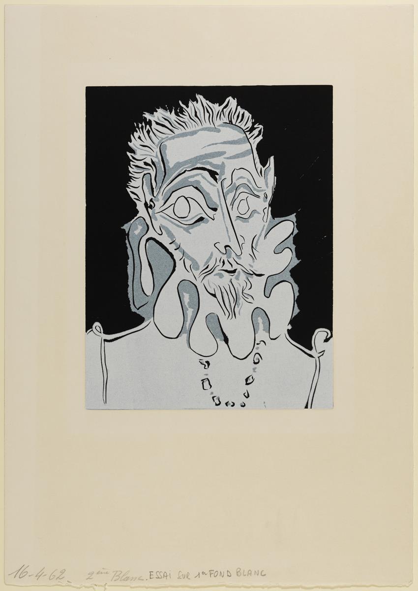 Retrat d'home amb gorgera. Variació inspirada en El Greco