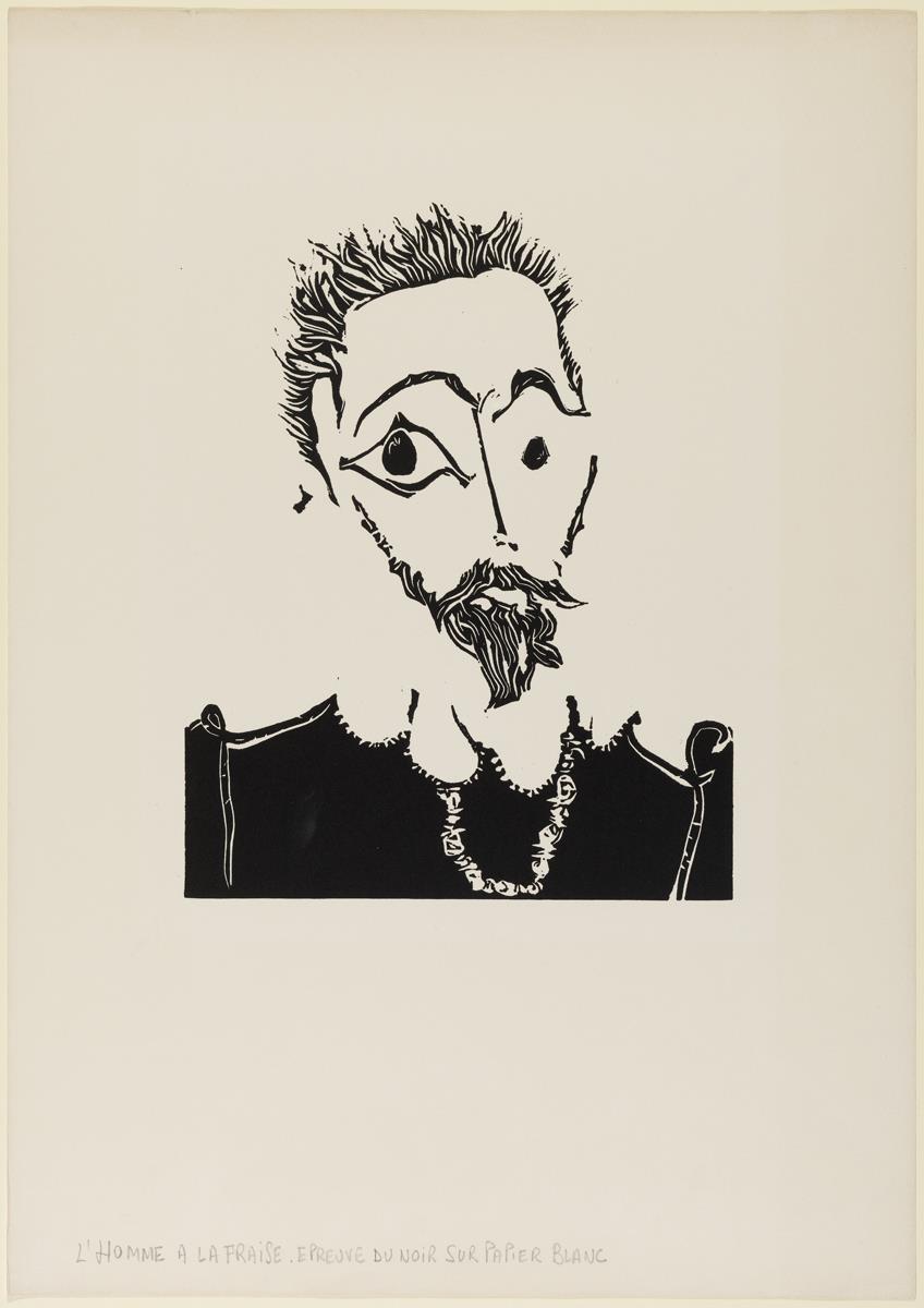 Retrat d'home amb gorgera. Variació inspirada en El Greco