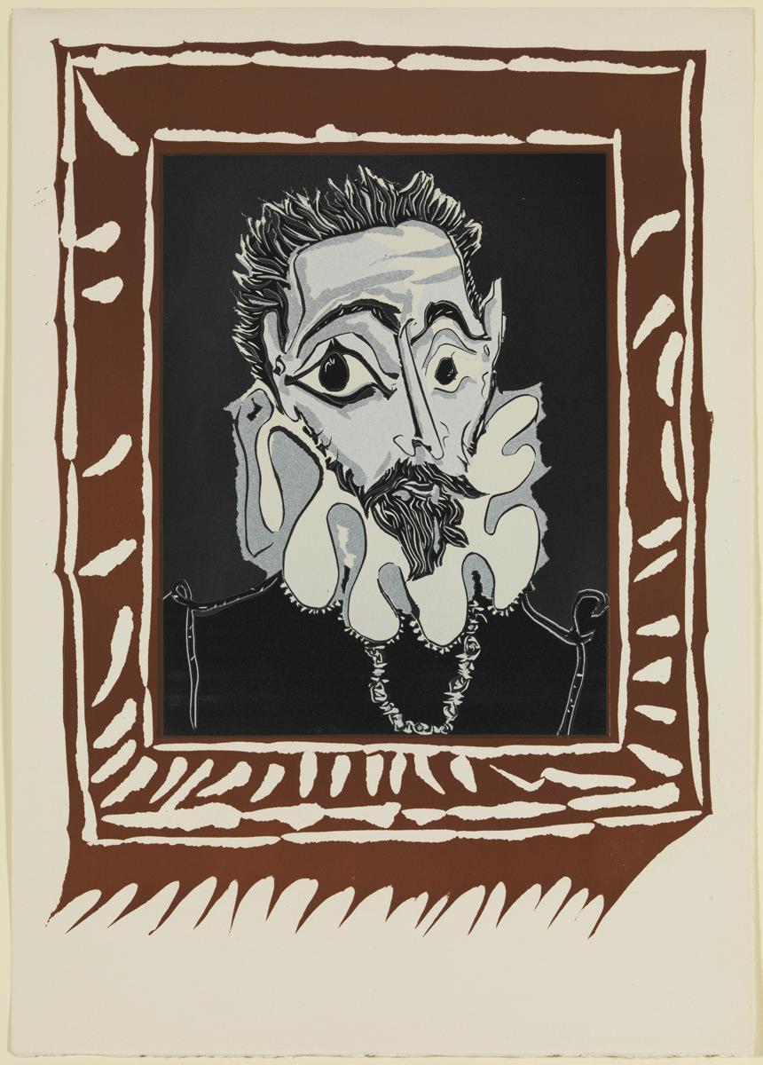 Retrat d'home amb gorgera. Variació inspirada en El Greco