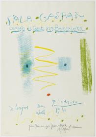 "Dibujos de Picasso". Sala Gaspar, Barcelona, abril 1961