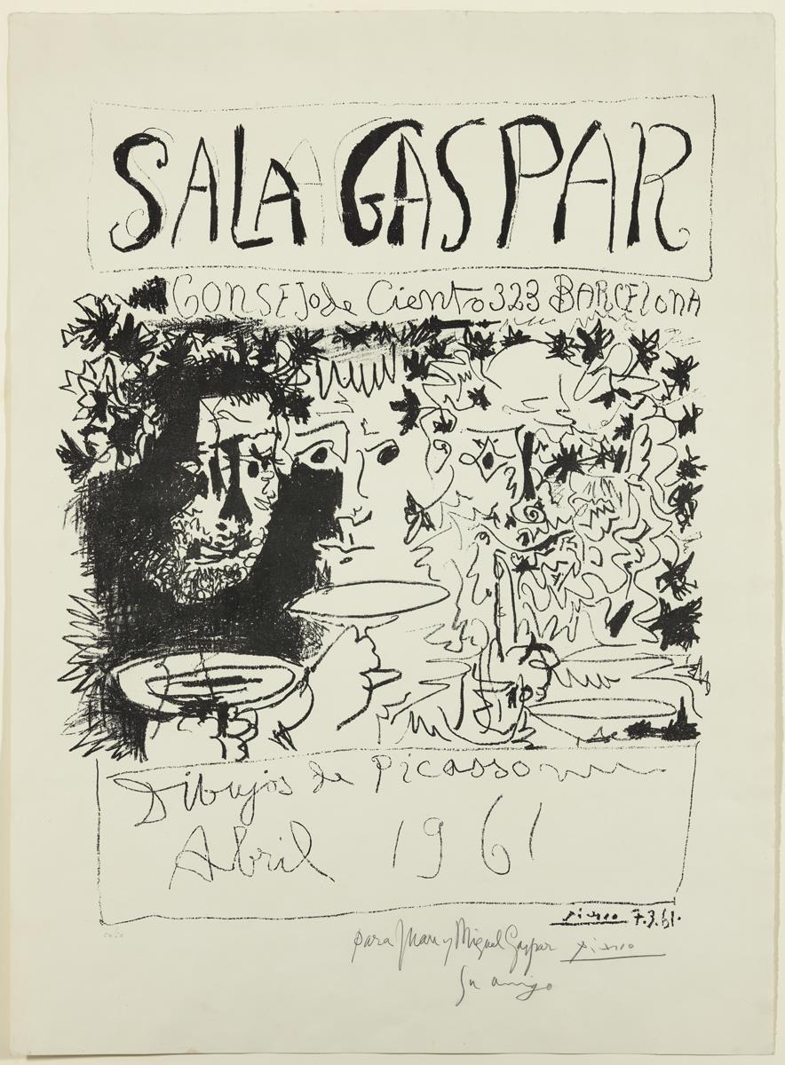 "Dibujos de Picasso". Sala Gaspar, Barcelona, abril 1961