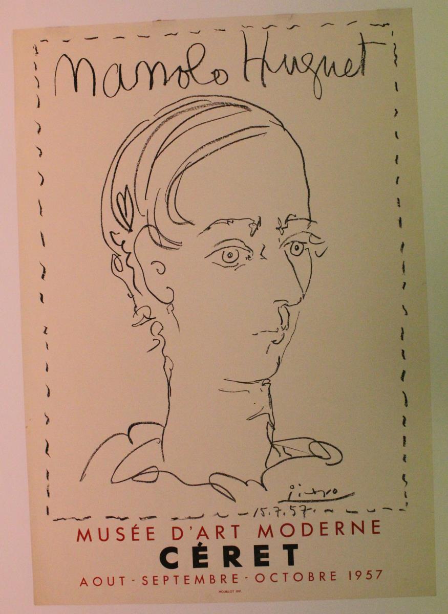 "Manolo Huguet". Musée d'Art Moderne, Céret, August-October 1957