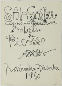 "Pinturas de Picasso". Sala Gaspar, Barcelona, noviembre-diciembre 1960