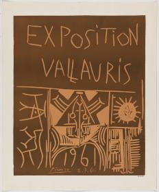 "Exposition Vallauris 1961". Vallauris, 1961
