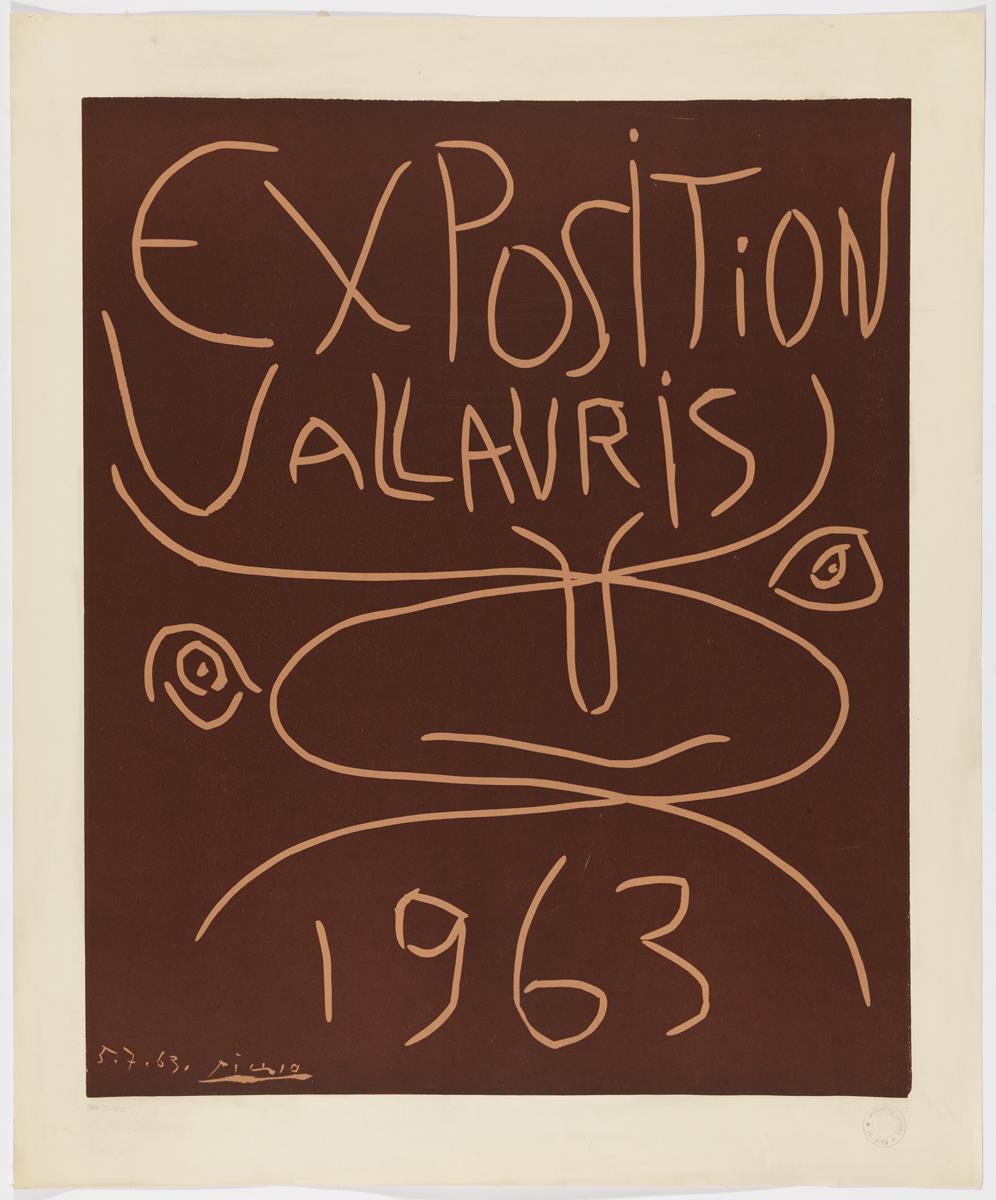 "Exposition Vallauris 1963". Vallauris, 1963