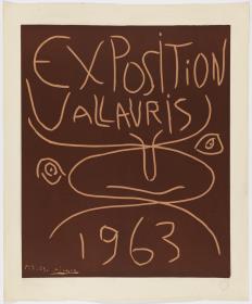 "Exposition Vallauris 1963". Vallauris, 1963