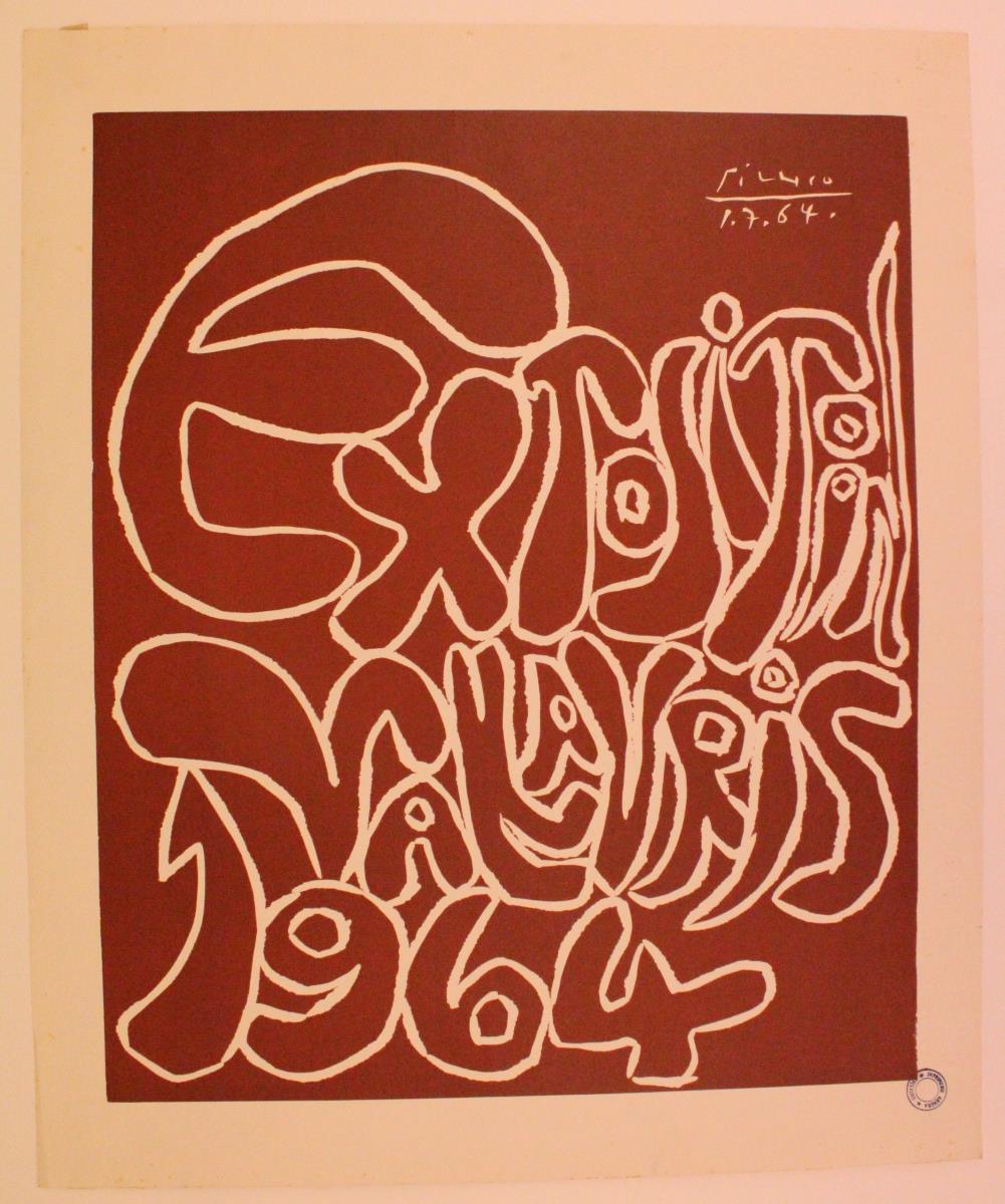 "Exposition à Vallauris". Valauri, 1964
