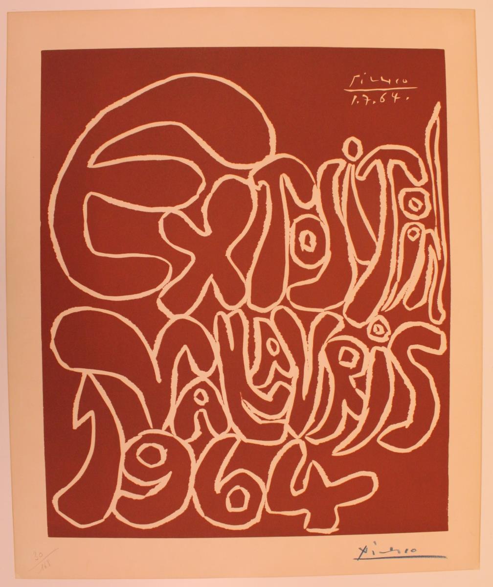 "Exposition à Vallauris". Valauri, 1964
