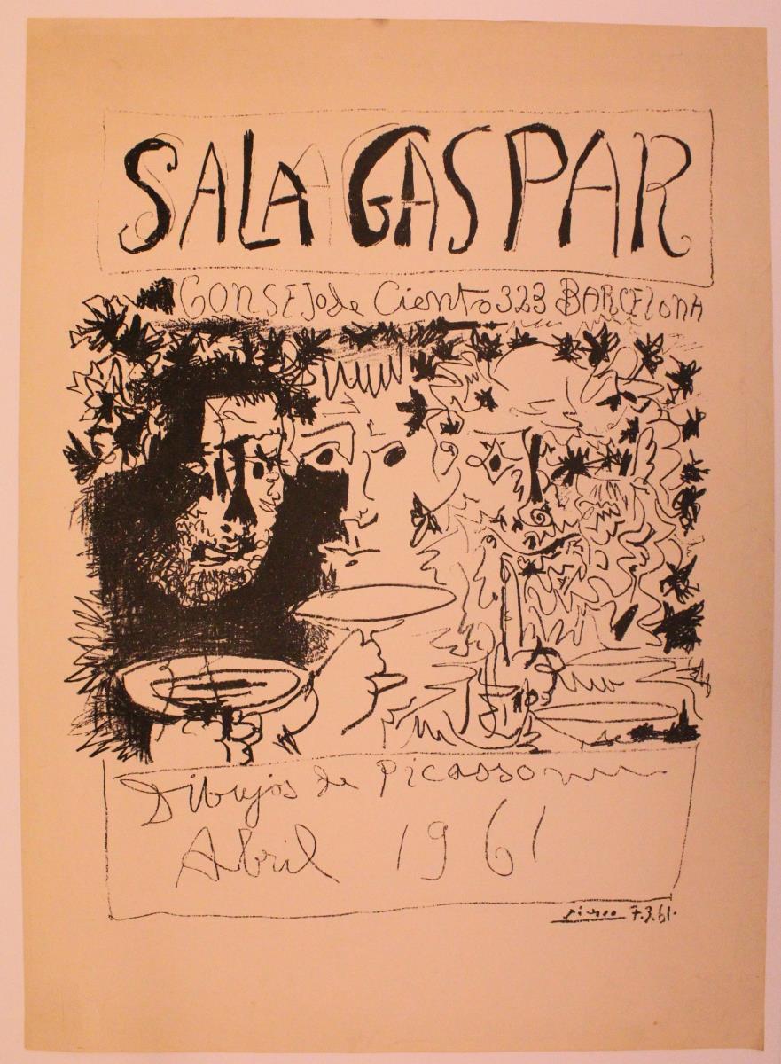 "Dibujos de Picasso". Sala Gaspar, Barcelona, abril 1961
