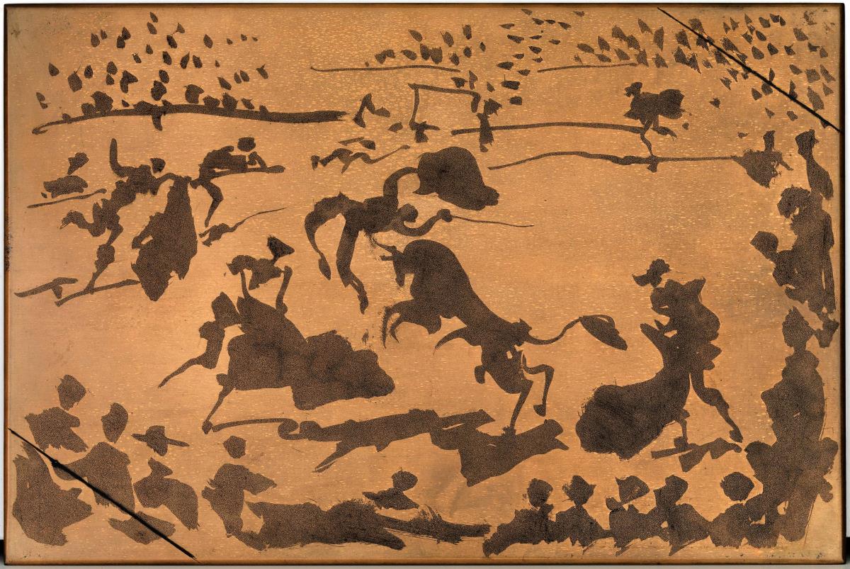 Bull Throwing the Bullfighter