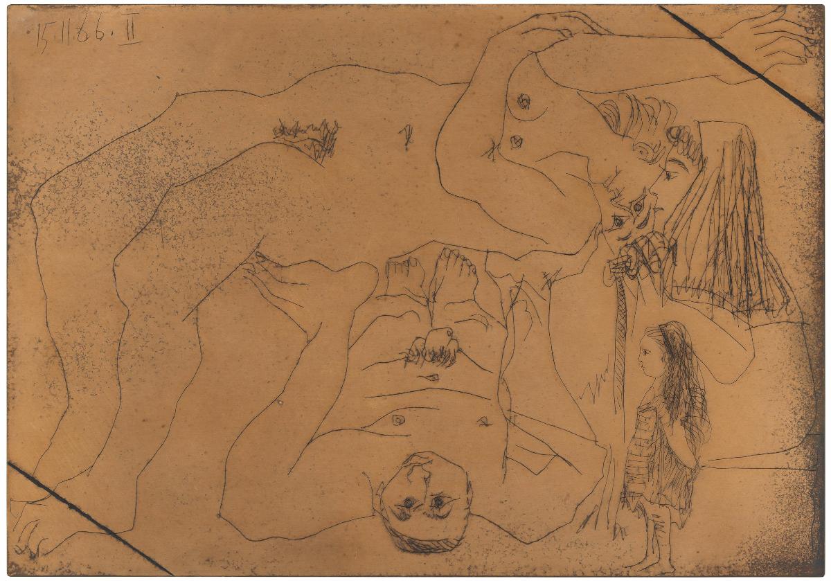 Antipodists Observed by a Peasant Woman and Her Granddaughter