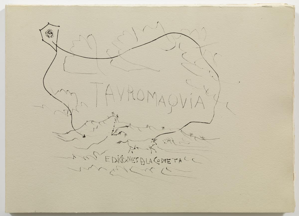 Tauromaquia: paisaje con toro y cometa