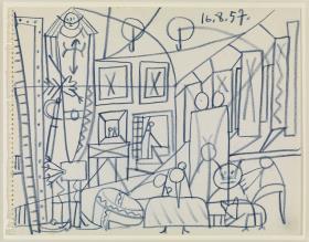 Boceto para "Las Meninas"