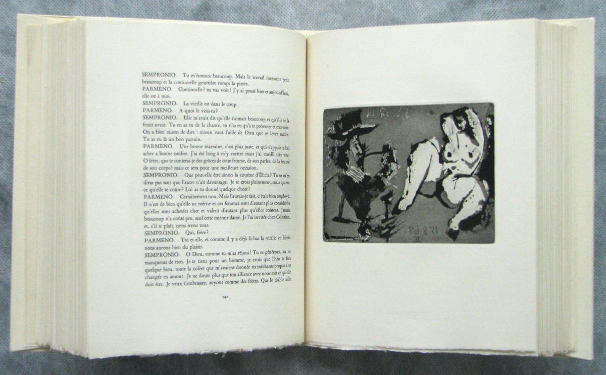 Man with Pipe and Cane and Naked Young Woman