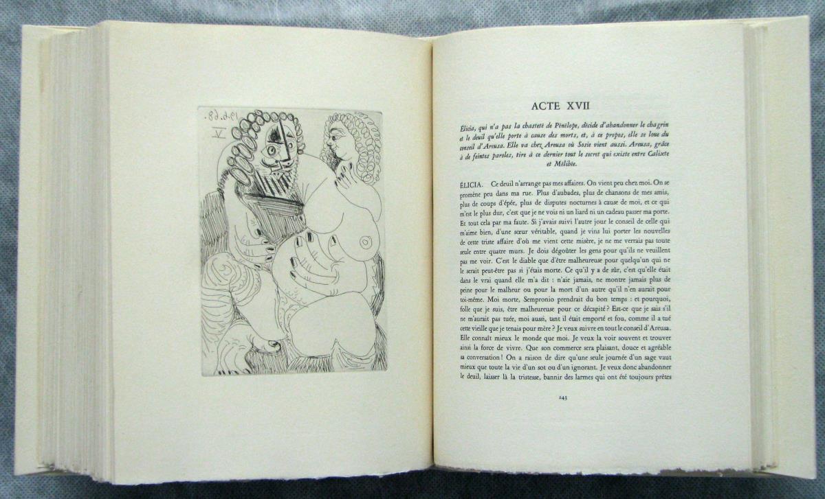 Prostituta gorda sobre las rodillas de un hombre con barba