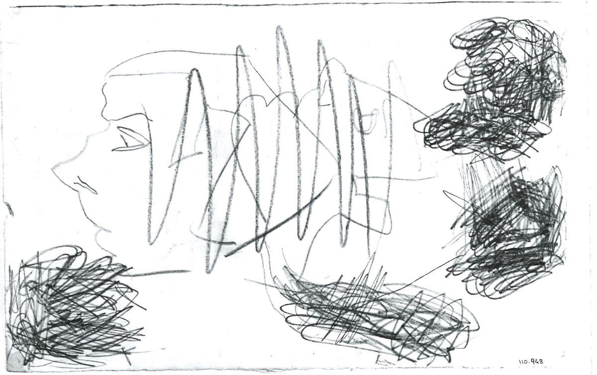 Faces in Profile and Scribbles