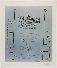 "Madoura" Galerie Madoura, Cannes, 1961