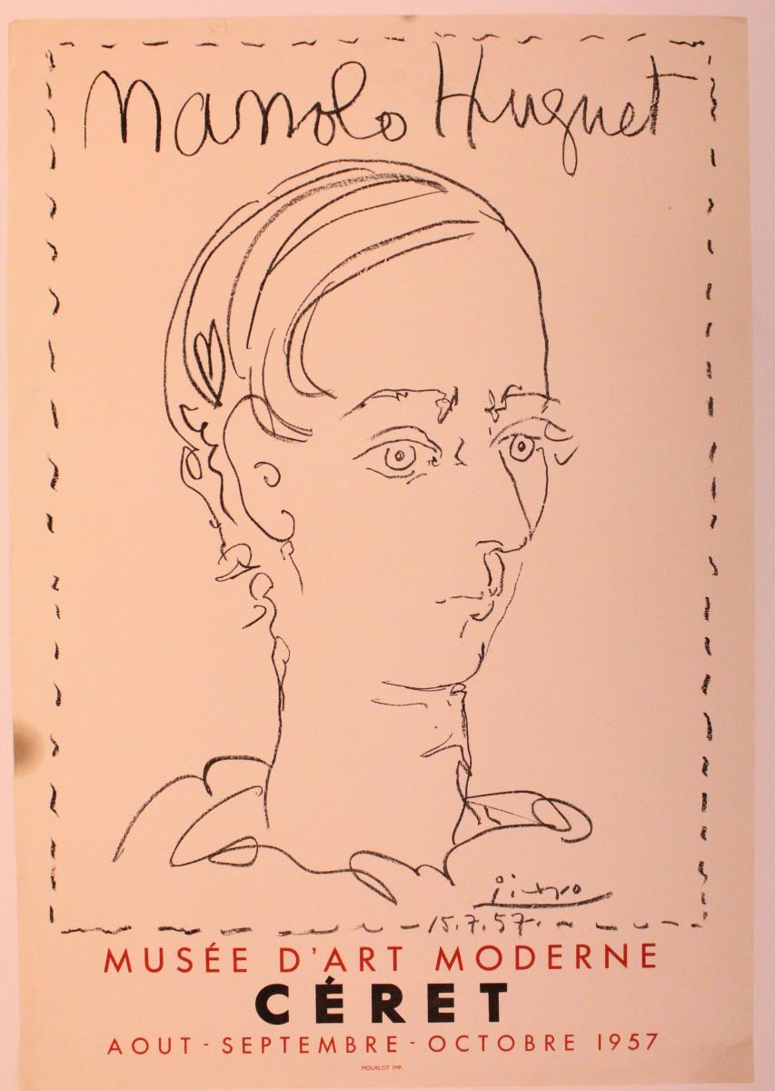 "Manolo Huguet". Musée d'Art Moderne, Céret, August-October 1957