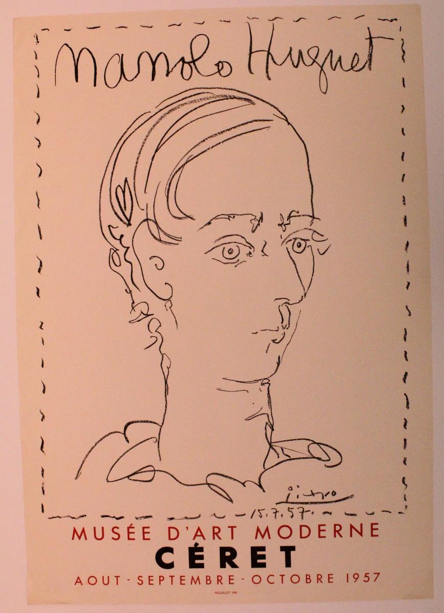 "Manolo Huguet". Musée d'Art Moderne, Céret, August-October 1957
