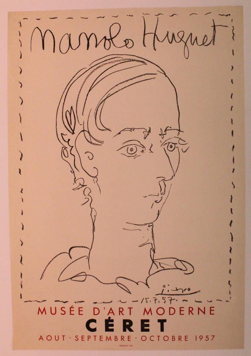 "Manolo Huguet". Musée d'Art Moderne, Céret, August-October 1957