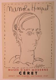 "Manolo Huguet". Musée d'Art Moderne, Ceret, agost-octubre 1957