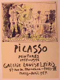 "Picasso - Peintures 1955-1956". Galerie Louise Leiris, París, març-abril 1957